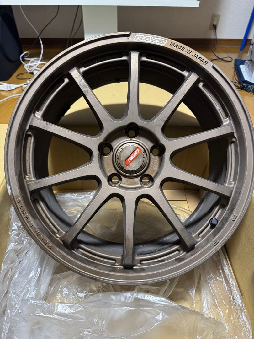 RAYS グラムライツ 18インチ 57NR ホイールとマックガードのみ