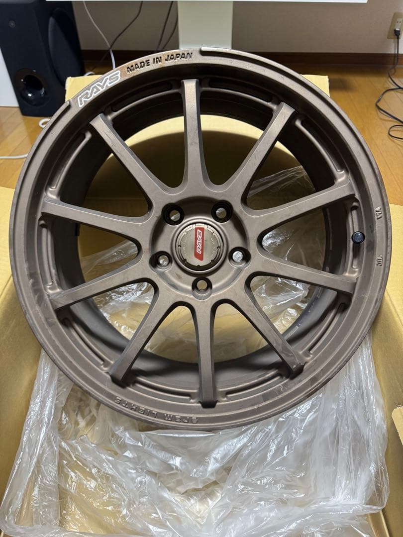 RAYS グラムライツ 18インチ 57NR ホイールとマックガードのみ