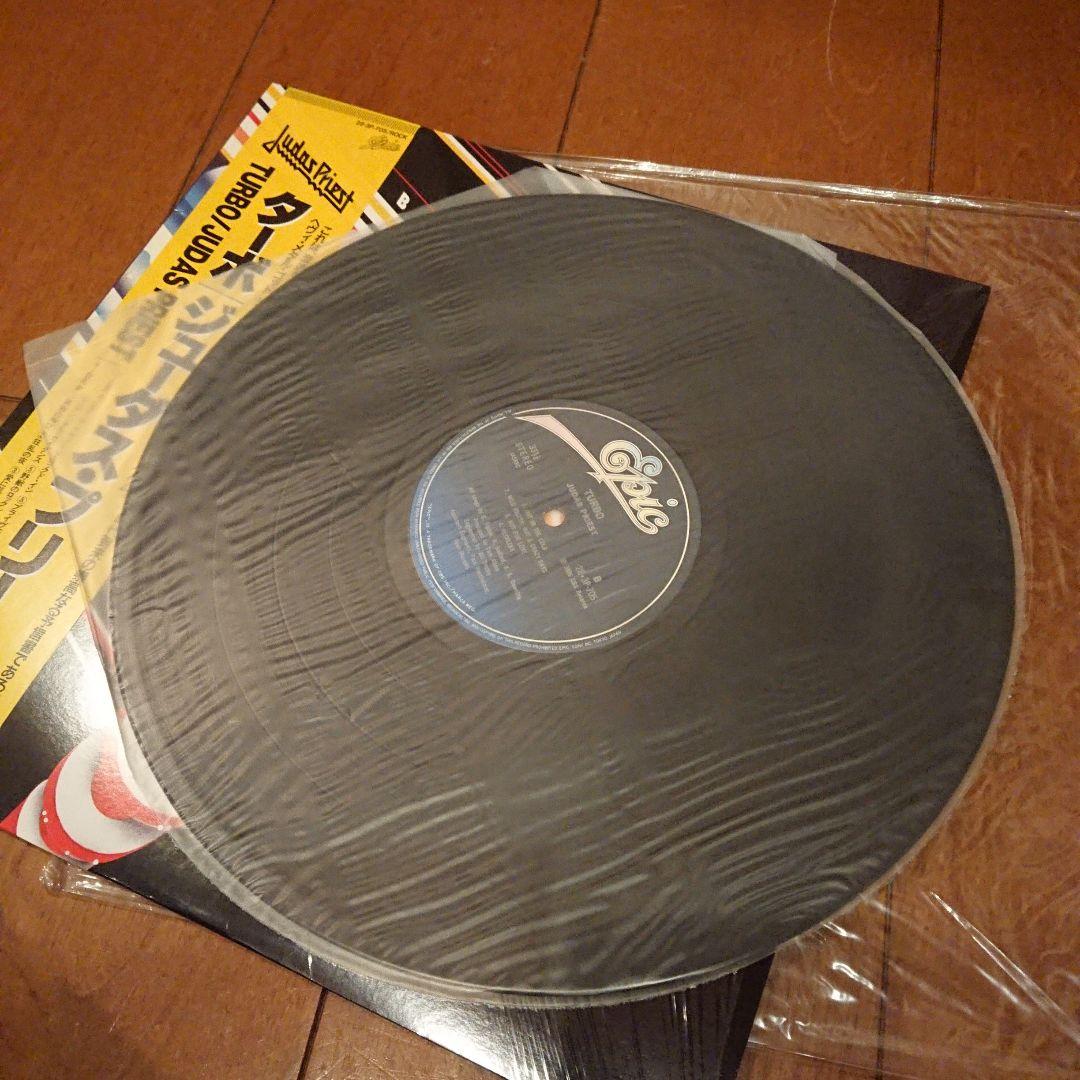シュリンク残 ジューダス・プリースト「ターボ」 日本盤LP