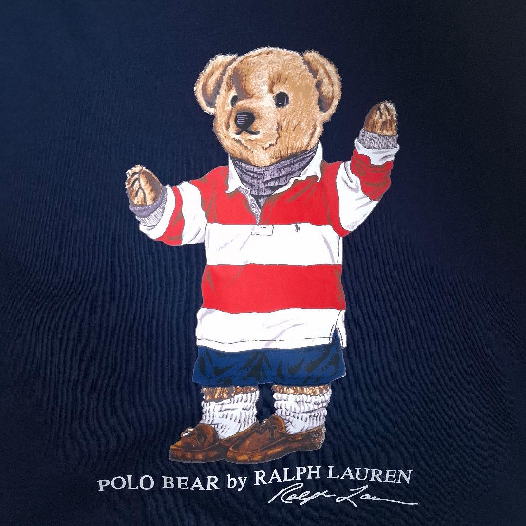 【人気】POLO RALPH LAUREN ポロベア Tシャツ ネイビー L