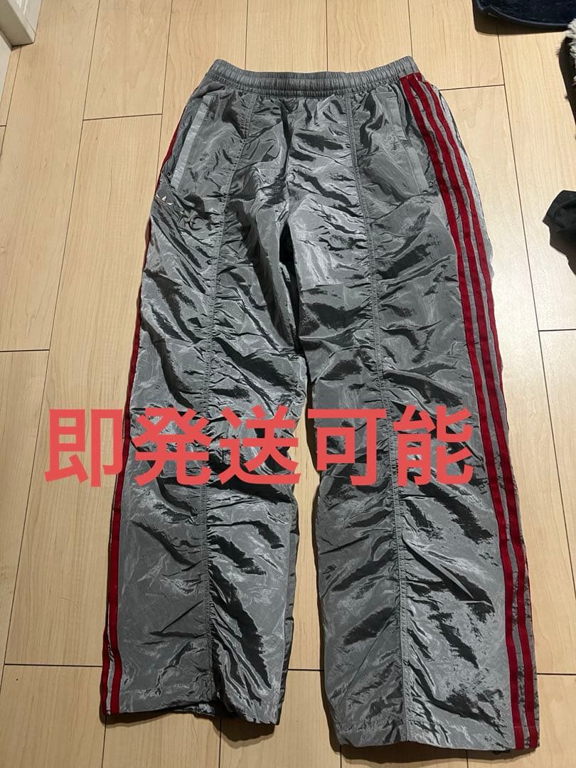 adidas 韓国限定 シルバーメッシュパンツ thug clubコラボ