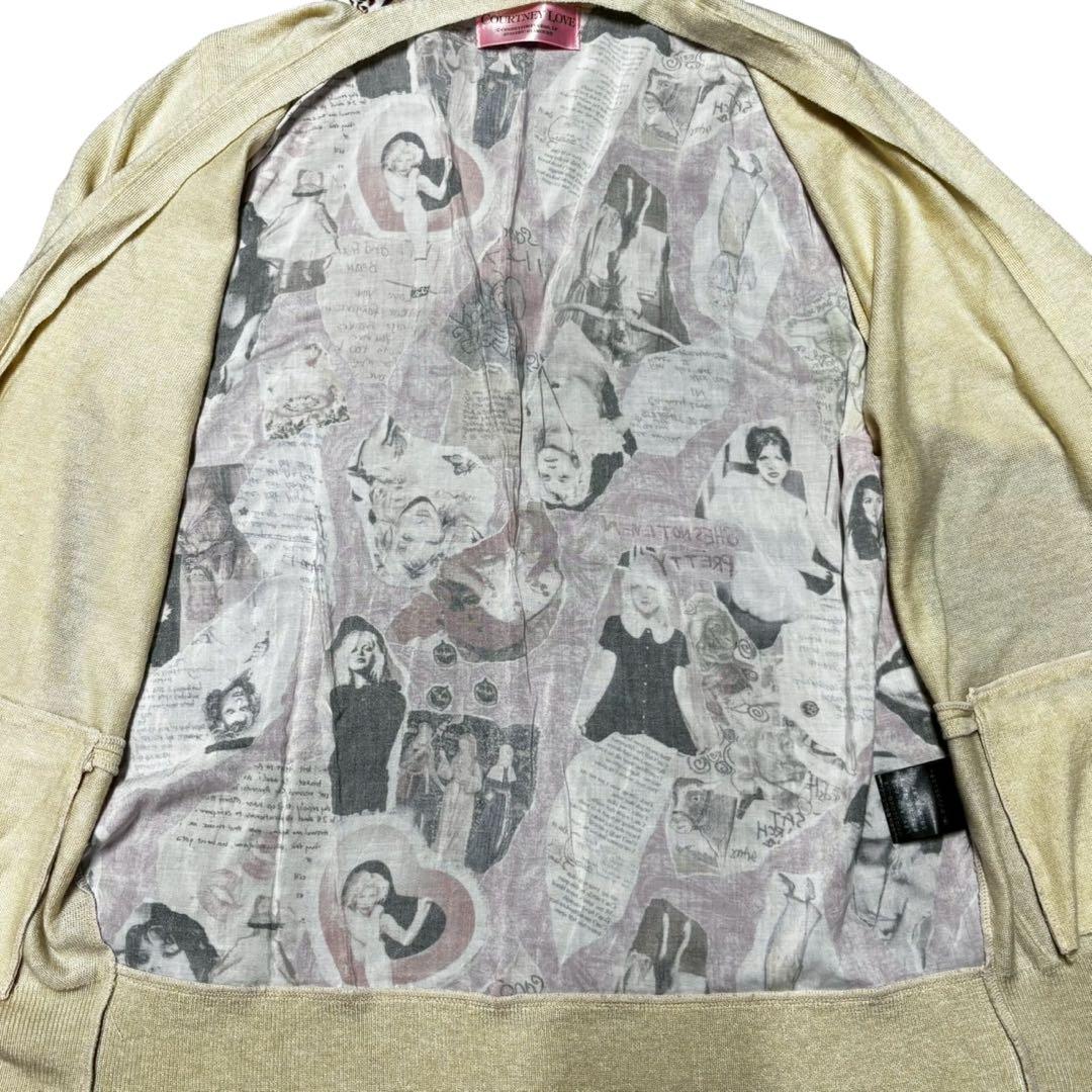 ヒステリックグラマー×COURTNEY LOVE カーディガン　ヒス