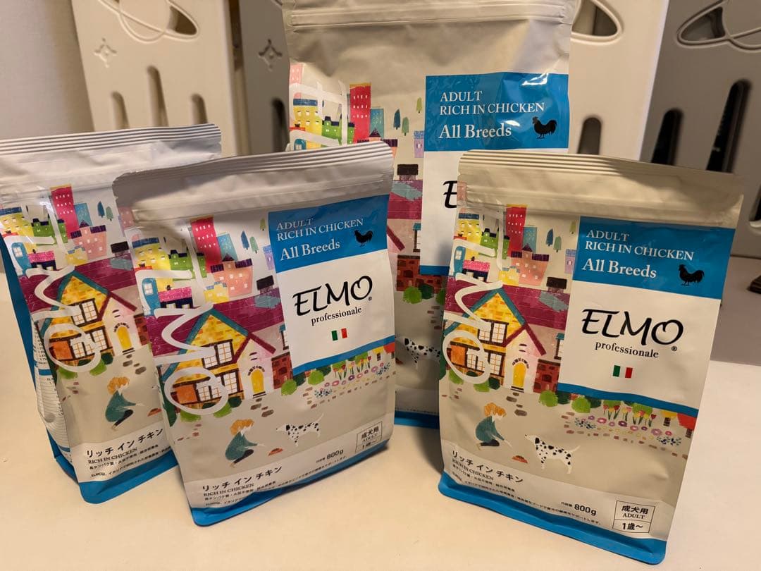 ELMO ドライフード 「リッチインチキン」1歳〜｜5.4kg｜原産国イタリア
