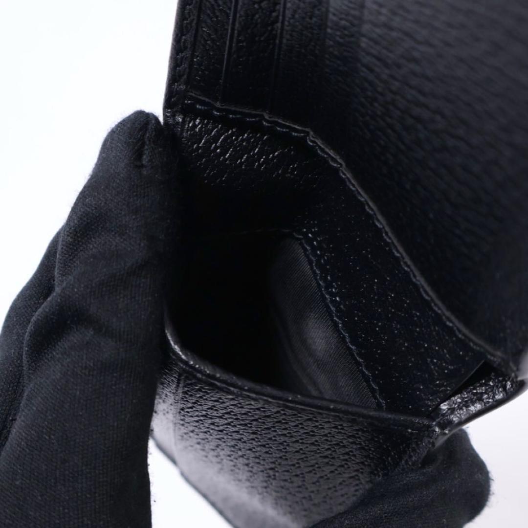 【未使用】GUCCI 二つ折り財布　オブザグリッド　黒