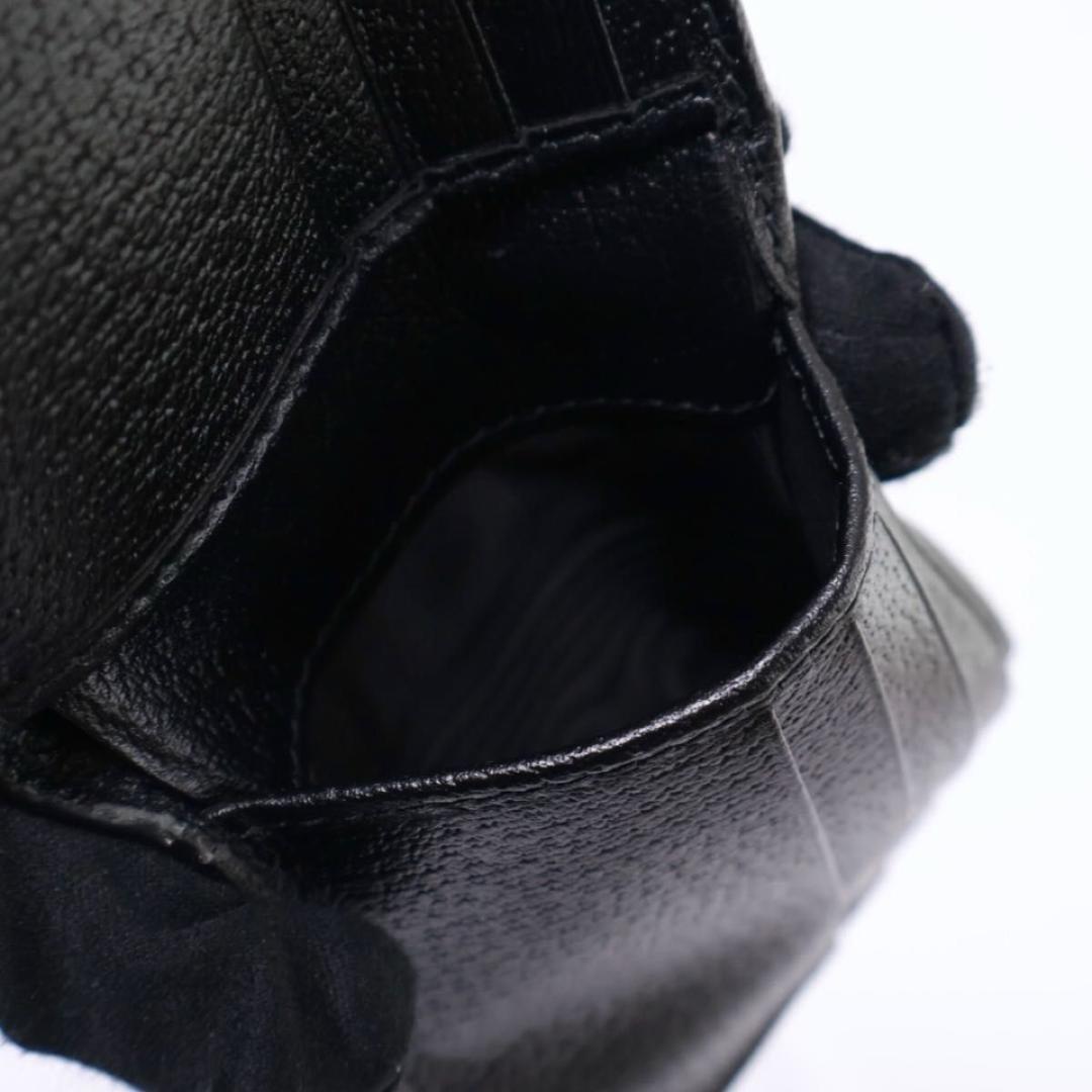 【未使用】GUCCI 二つ折り財布　オブザグリッド　黒