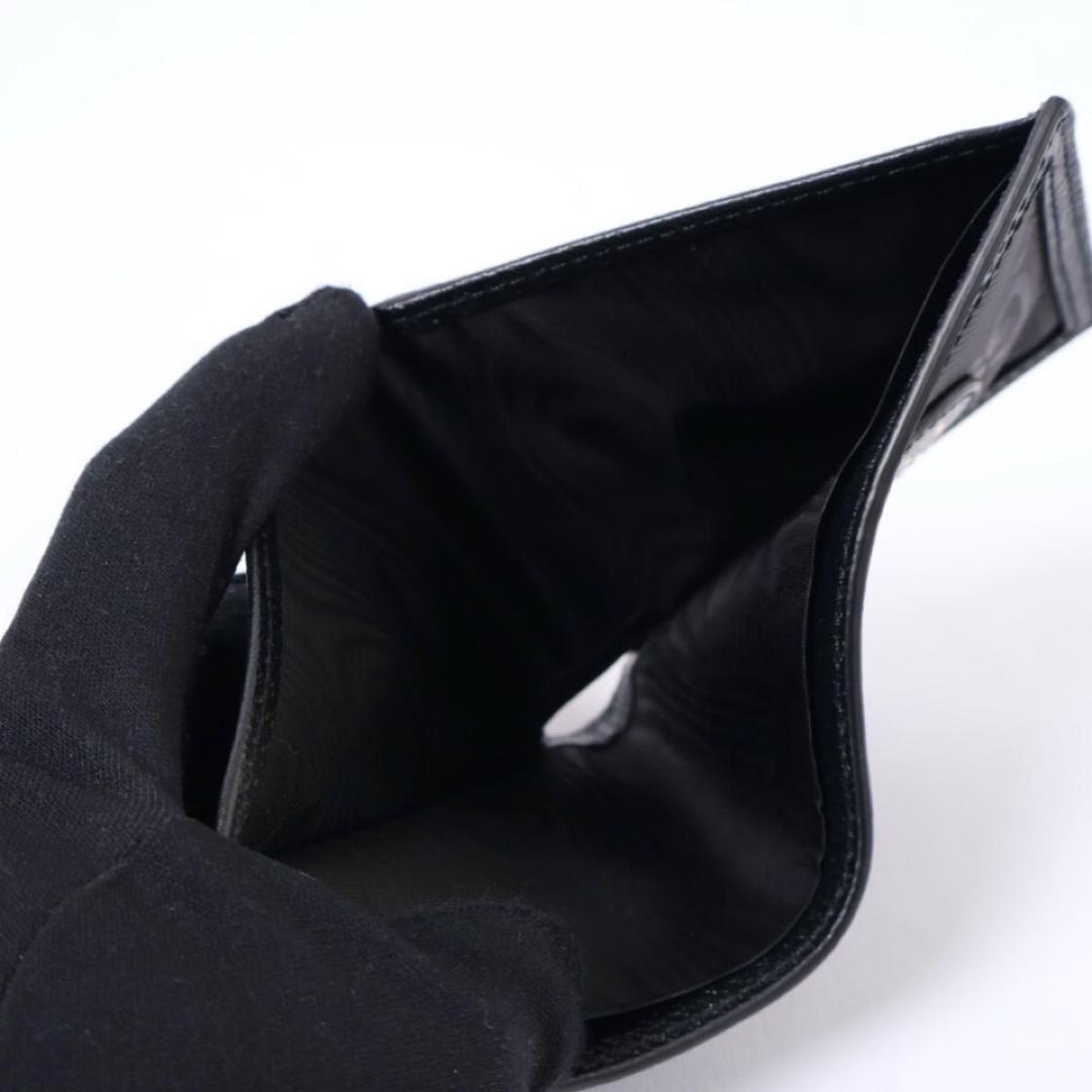 【未使用】GUCCI 二つ折り財布　オブザグリッド　黒