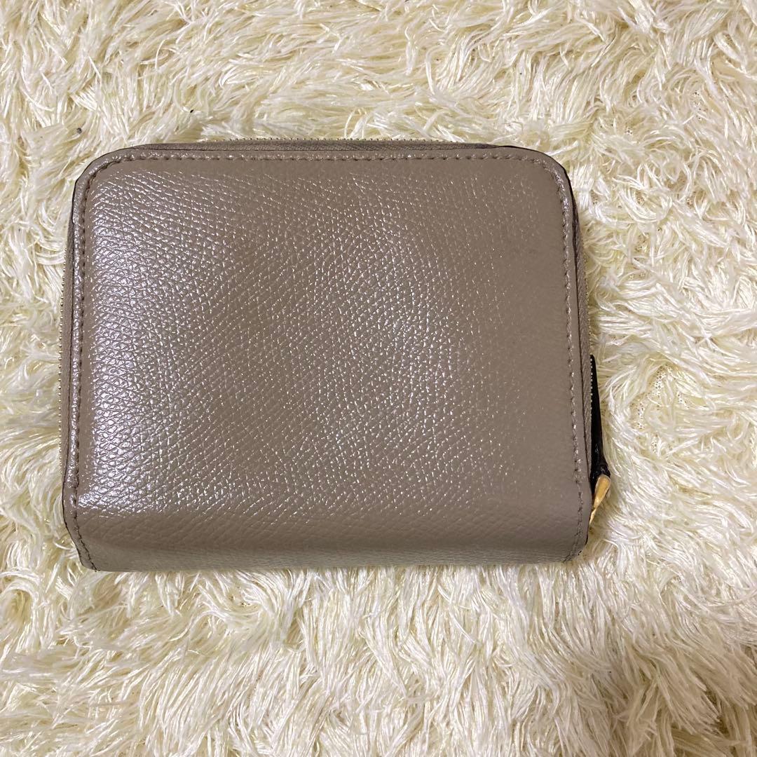 FENDI フェンディ 二つ折り財布 エフイズ グレー グレージュ