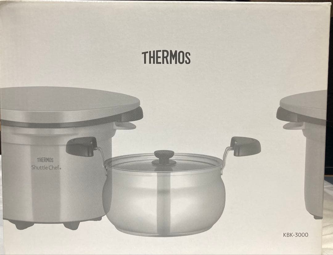 THERMOS 保温調理器　シャトルシェフKBK-3000 モノブラック
