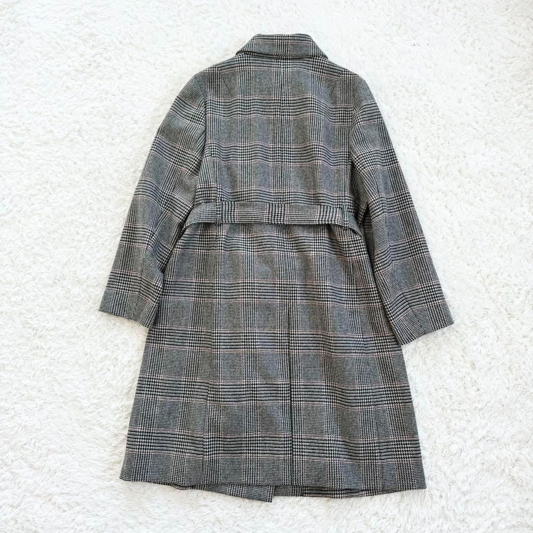 極美品 最高級 FOX BROTHERS グレンチェック トレンチコート XXL
