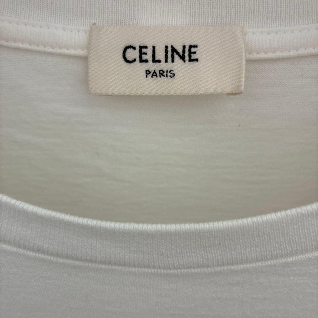 ♡確実正規品‼︎♡CELINE ロゴ入り ホワイト Tシャツ
