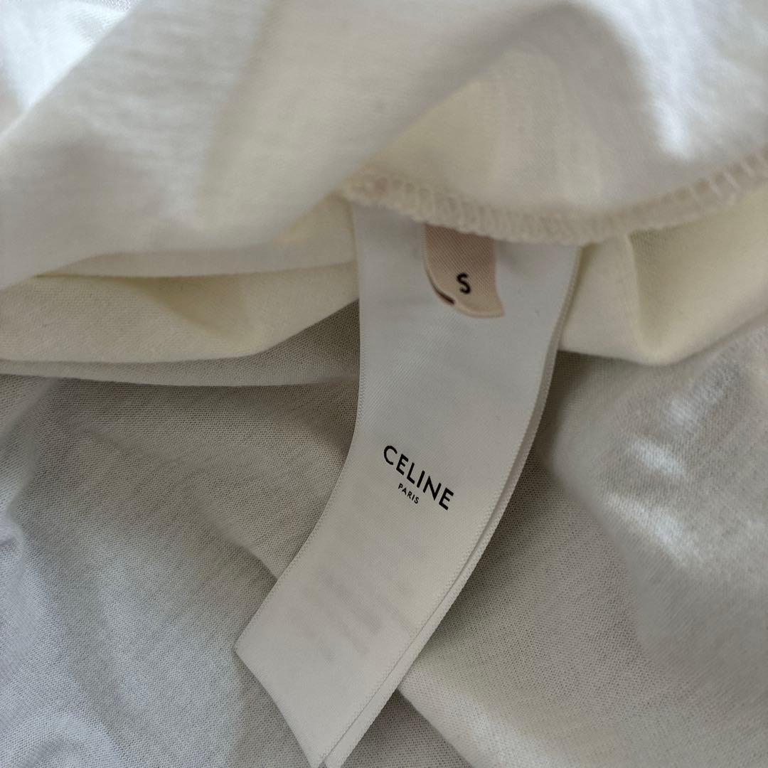 ♡確実正規品‼︎♡CELINE ロゴ入り ホワイト Tシャツ