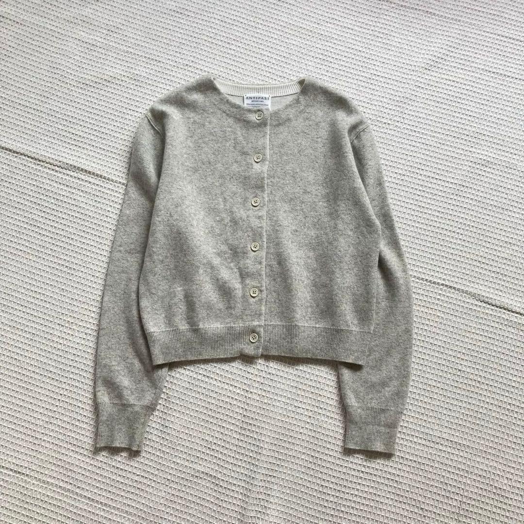 ANTIPAST アンティパスト カーディガン グレー　天使の羽