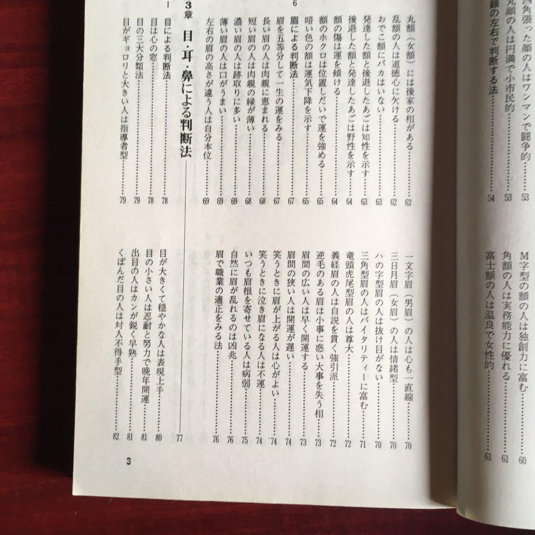一目でわかる人間判断法　人相　しぐさ　クセで相手を見抜く本　角田　章
