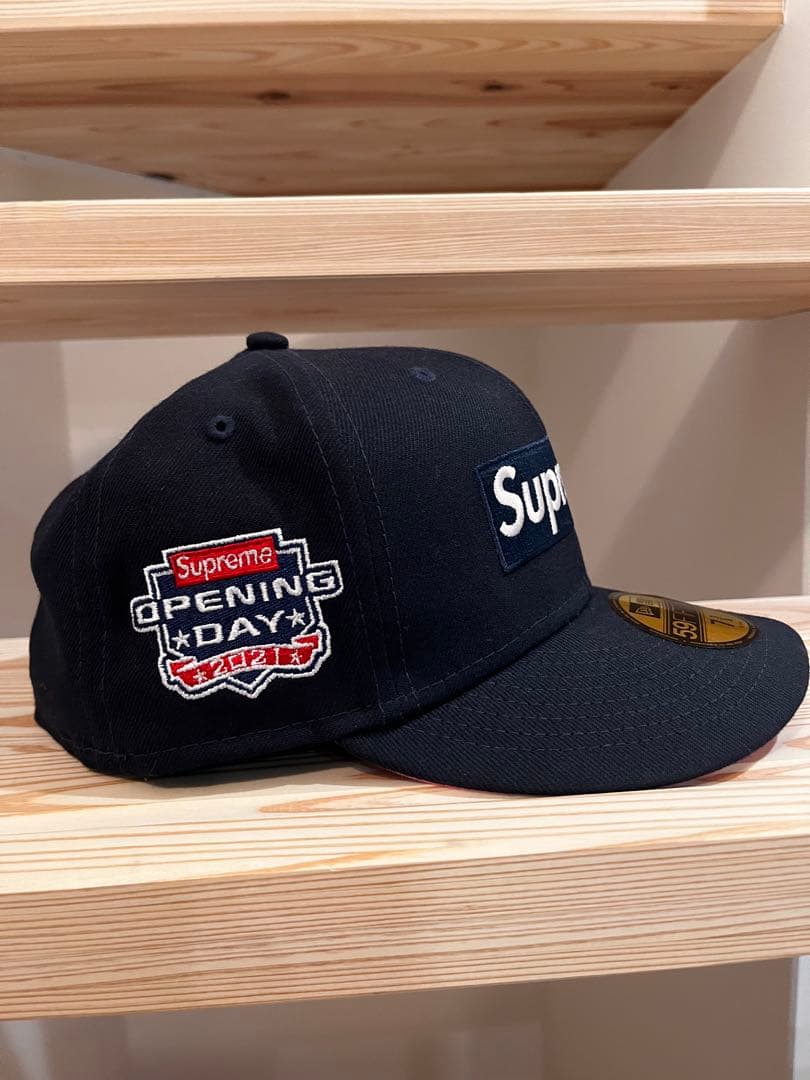 シュプリーム✕NEW ERA BOXLogo Cap ニューエラ ボックスロゴ