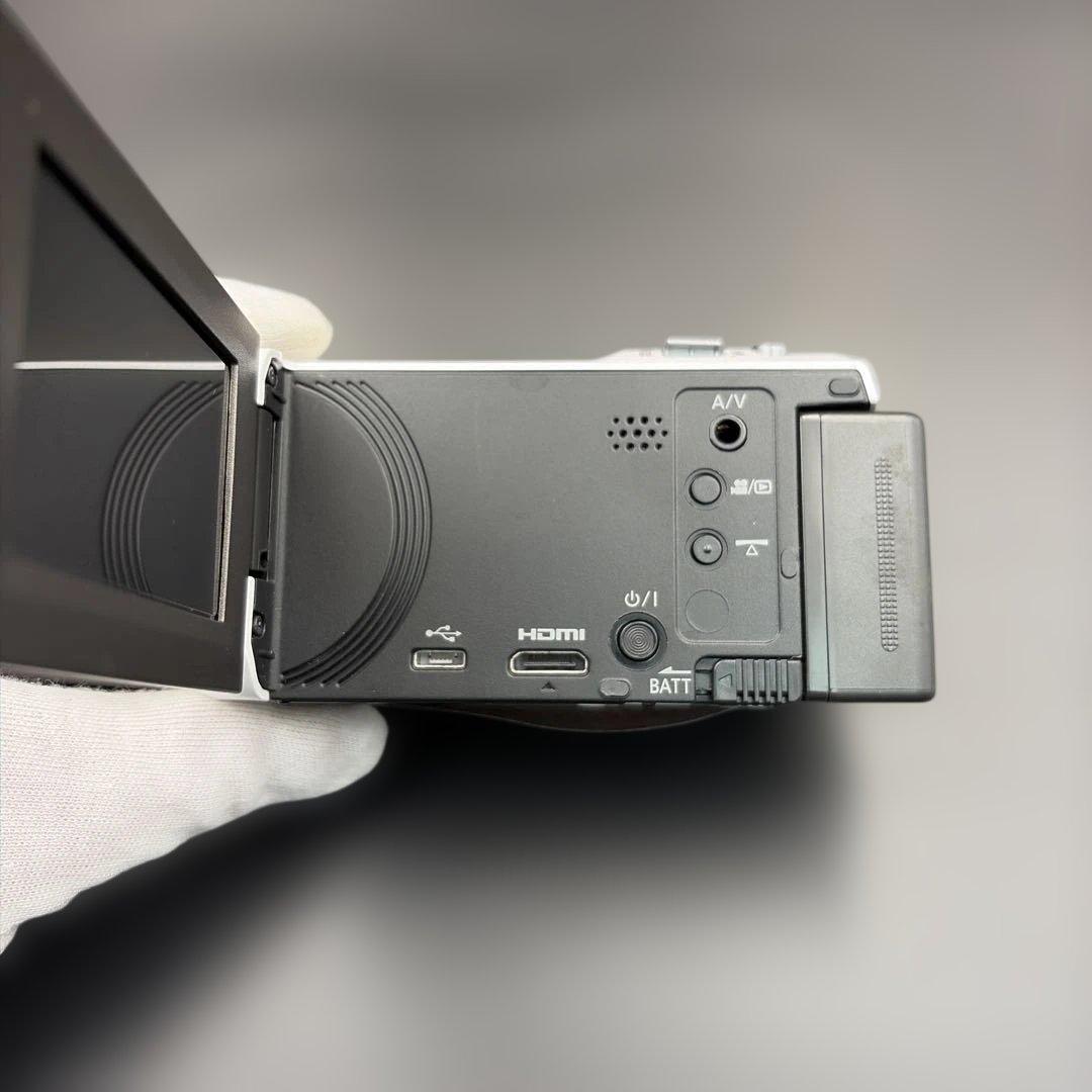 訳あり Panasonic HC-V360MS ホワイト ビデオカメラ