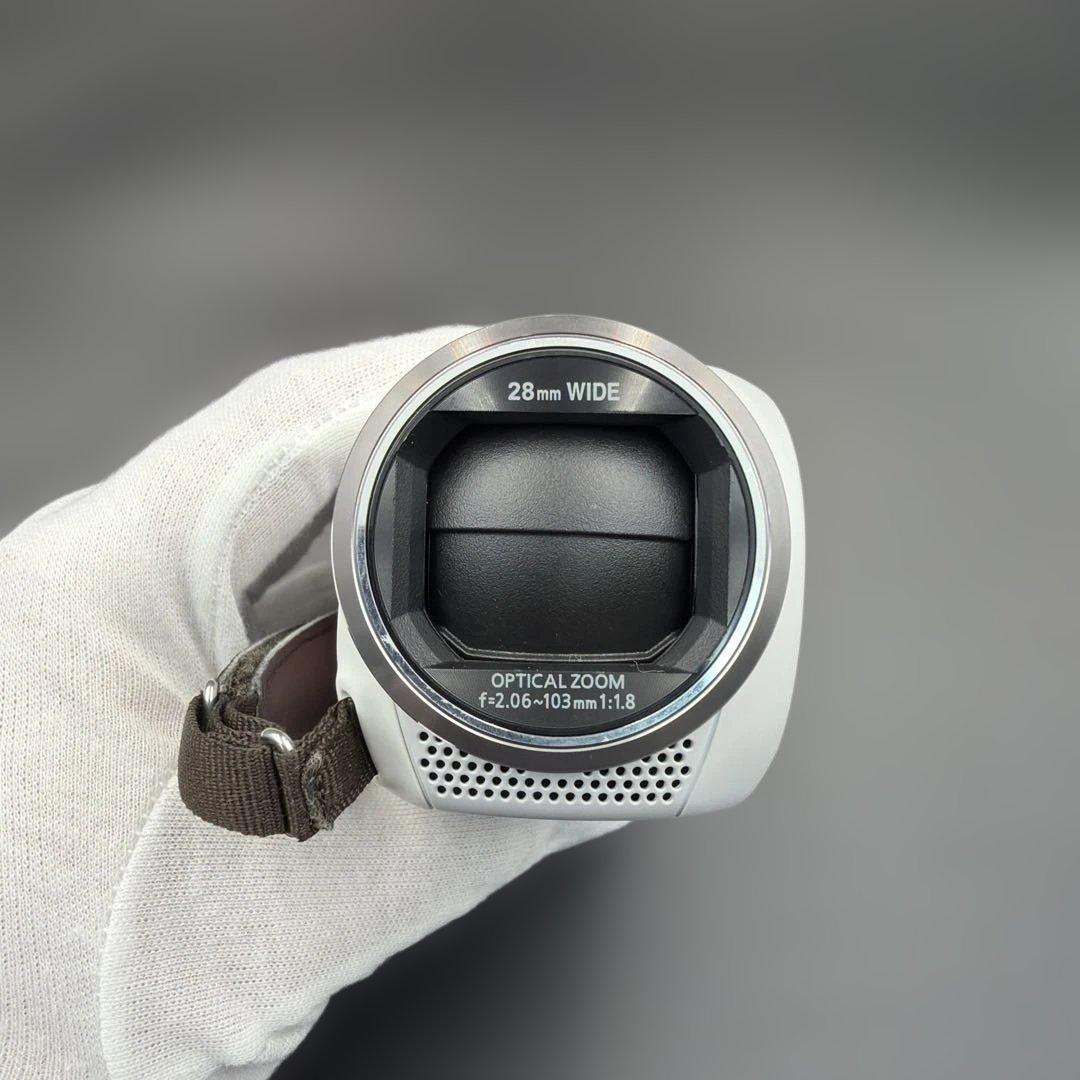 訳あり Panasonic HC-V360MS ホワイト ビデオカメラ