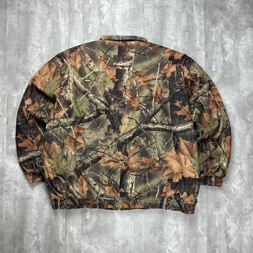 古着 リアルツリーカモ 中綿ブルゾンジャケット 2XL 6236
