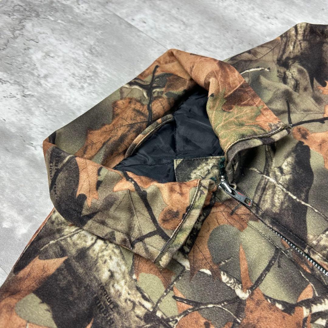 古着 リアルツリーカモ 中綿ブルゾンジャケット 2XL 6236