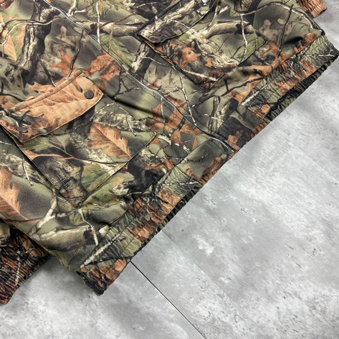 古着 リアルツリーカモ 中綿ブルゾンジャケット 2XL 6236