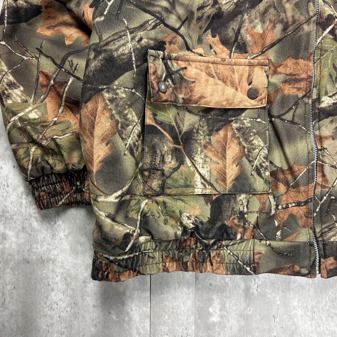 古着 リアルツリーカモ 中綿ブルゾンジャケット 2XL 6236