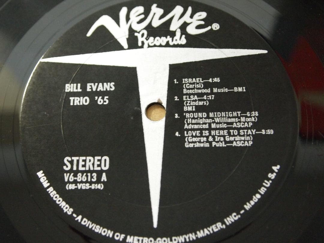 ビル・エヴァンス BILL EVANS TRIO 65