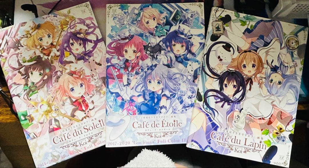 ご注文はうさぎですか？画集&ガイドブック5冊セット　特典付き