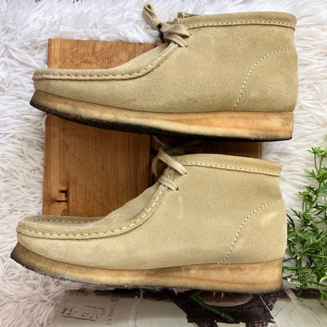 Clarks クラークス ワラビー ベージュ メープルスエード 55516 箱有
