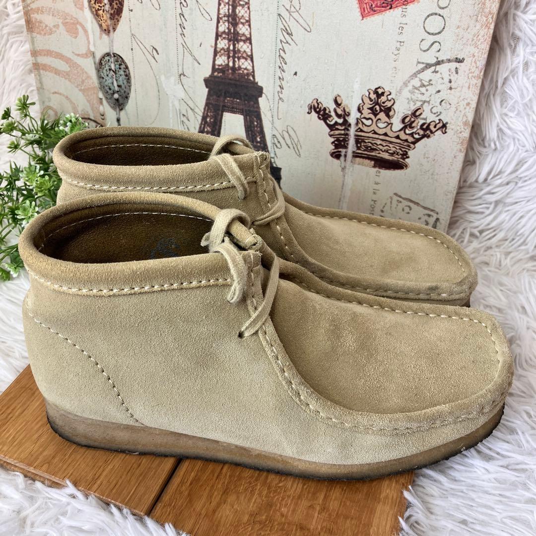 Clarks クラークス ワラビー ベージュ メープルスエード 55516 箱有
