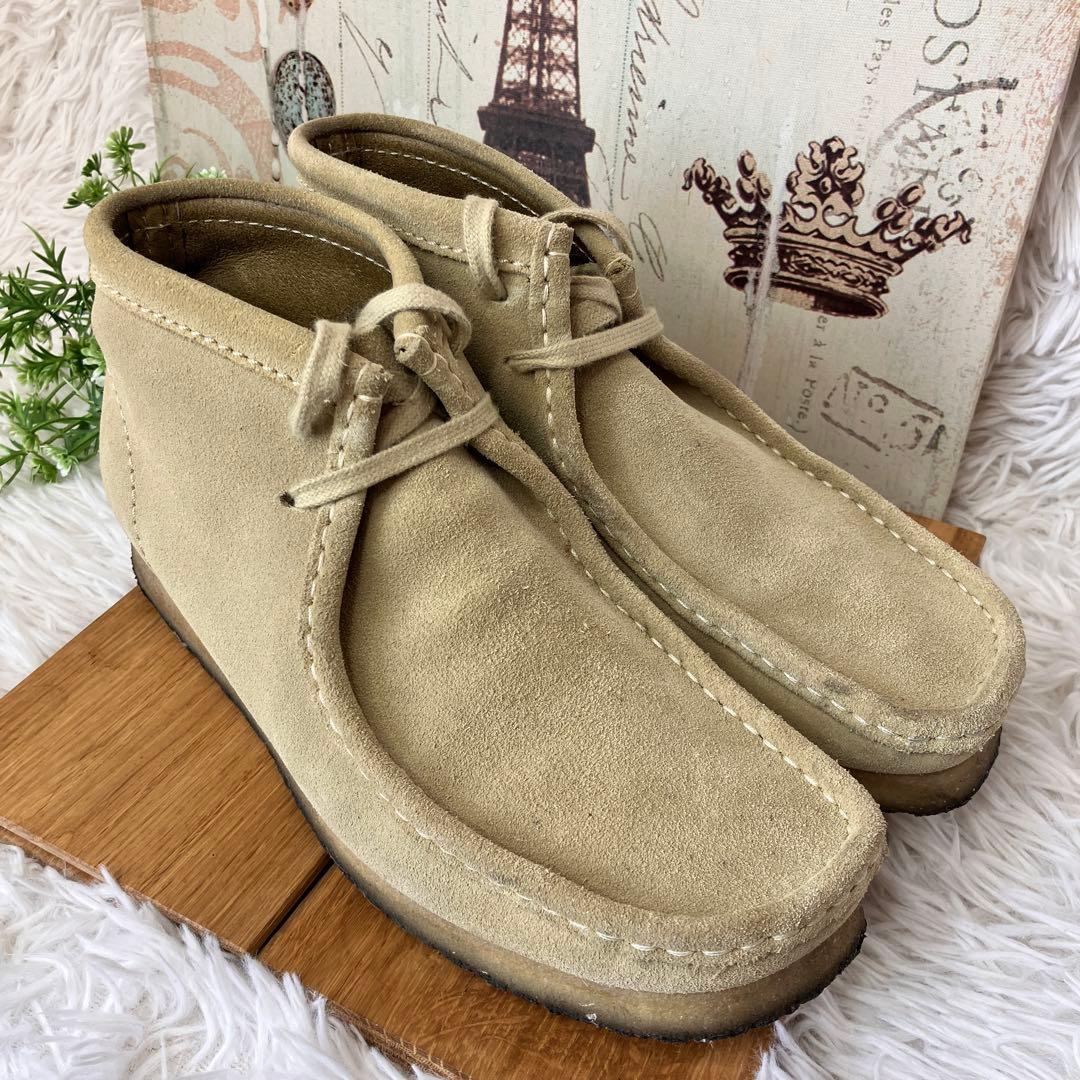 Clarks クラークス ワラビー ベージュ メープルスエード 55516 箱有