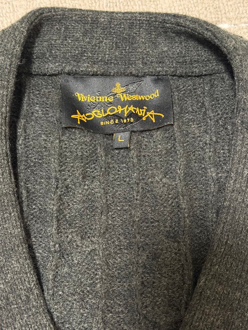 Vivienne Westwood ケーブルニットカーディガン L