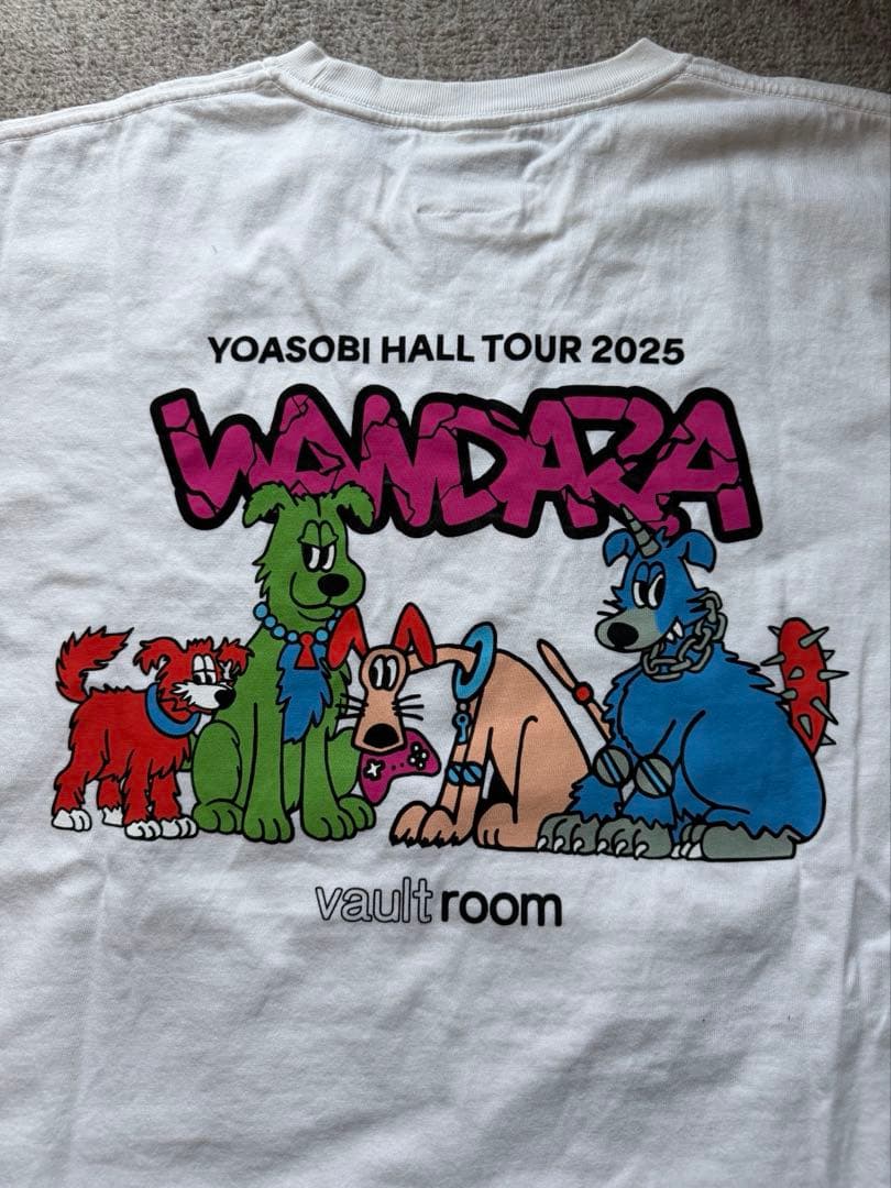【美品】YOASOBI WANDARA 2025 vault room Tシャツ