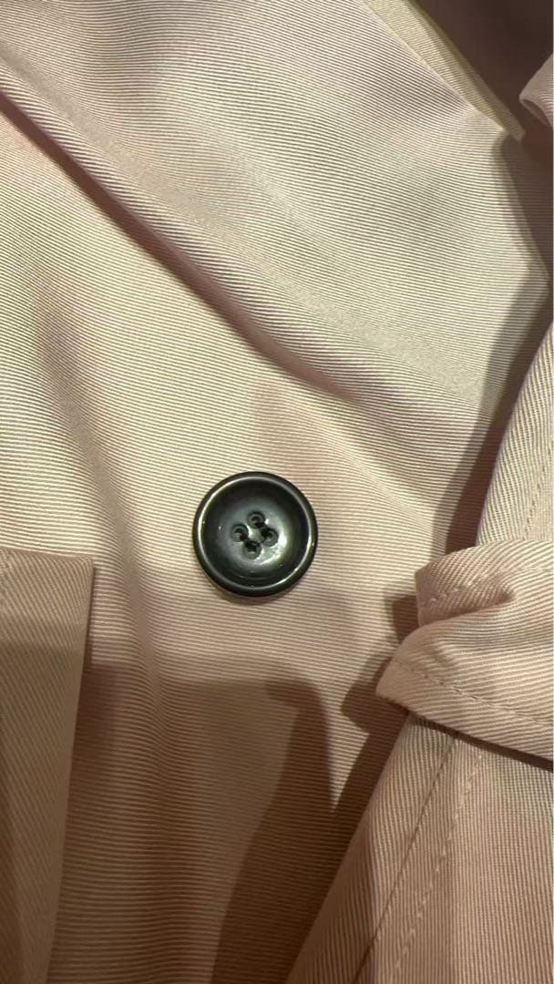 専用COACH ピンク トレンチコート ベルト付き