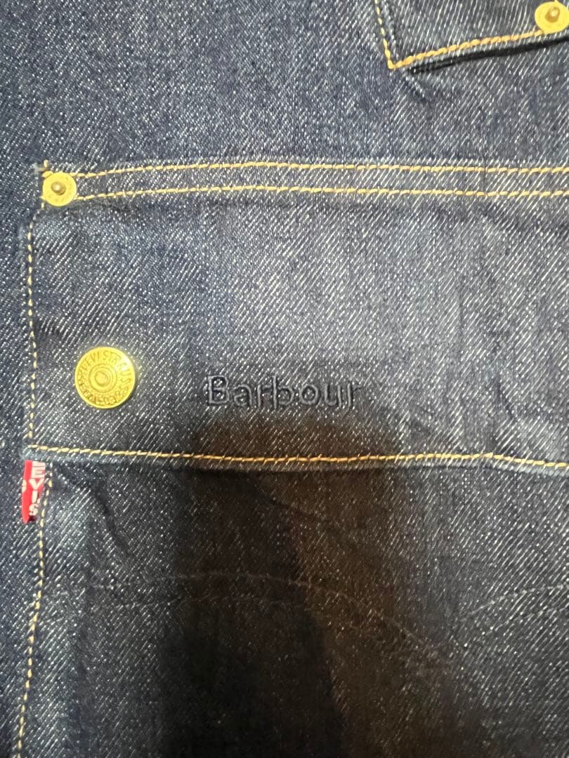 Levi's × Barbour os bedale denim jacket