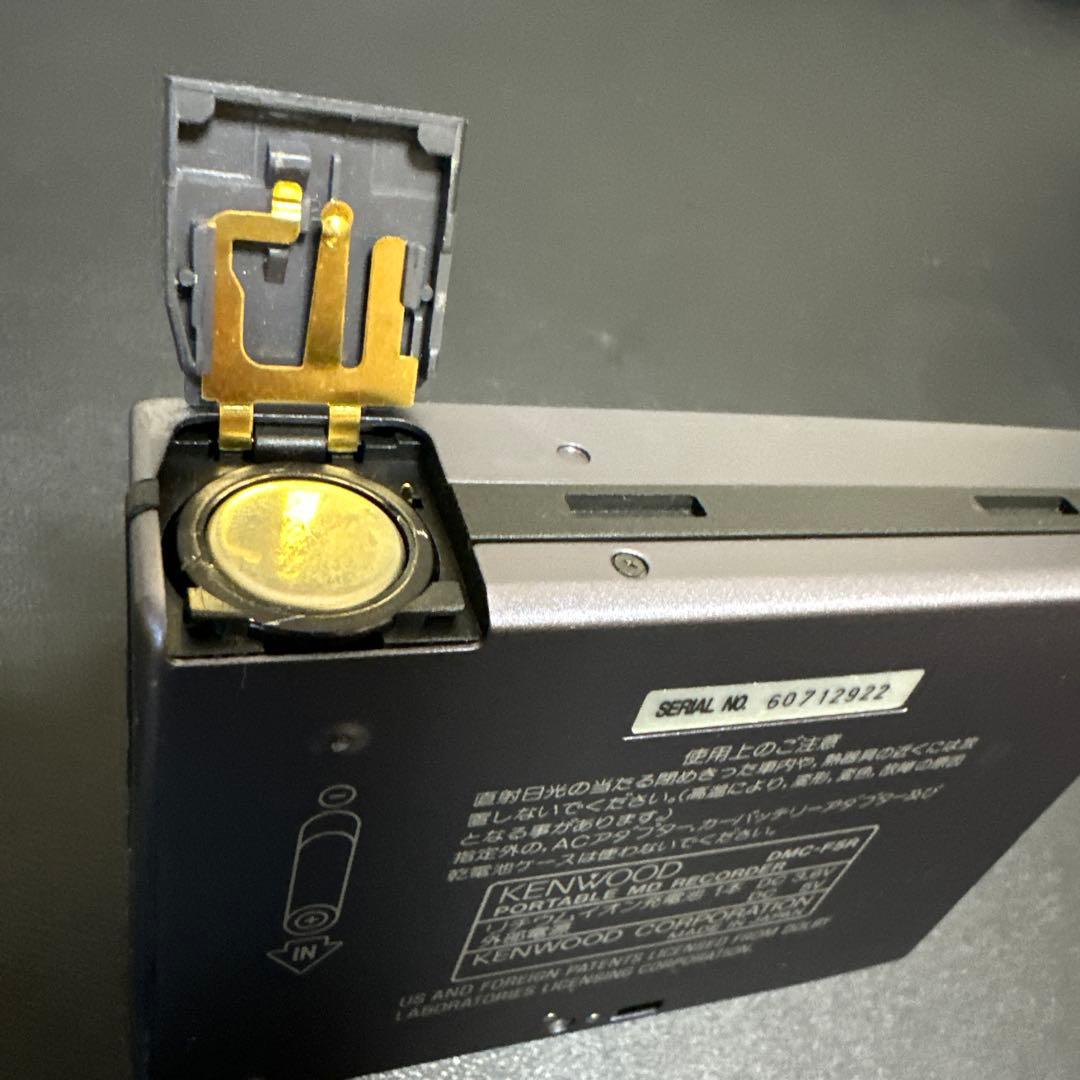 KENWOOD ポータブルMDレコーダー DMC-F5R ジャンク　現状品