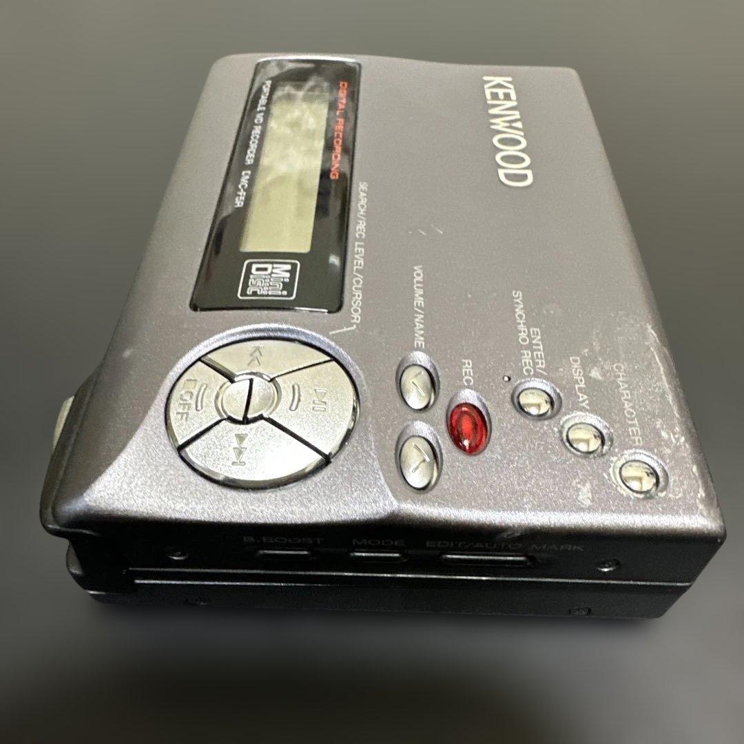 KENWOOD ポータブルMDレコーダー DMC-F5R ジャンク　現状品