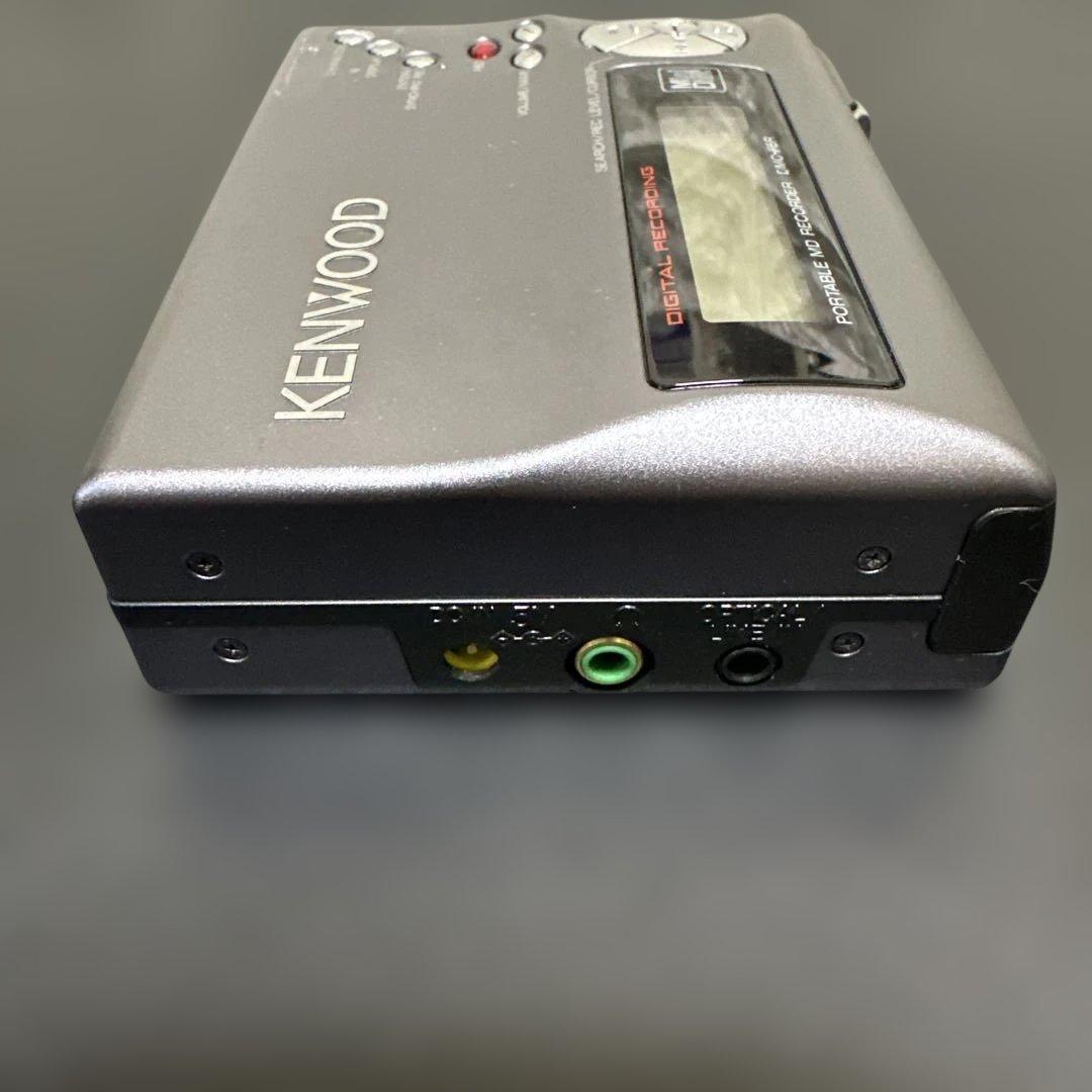 KENWOOD ポータブルMDレコーダー DMC-F5R ジャンク　現状品