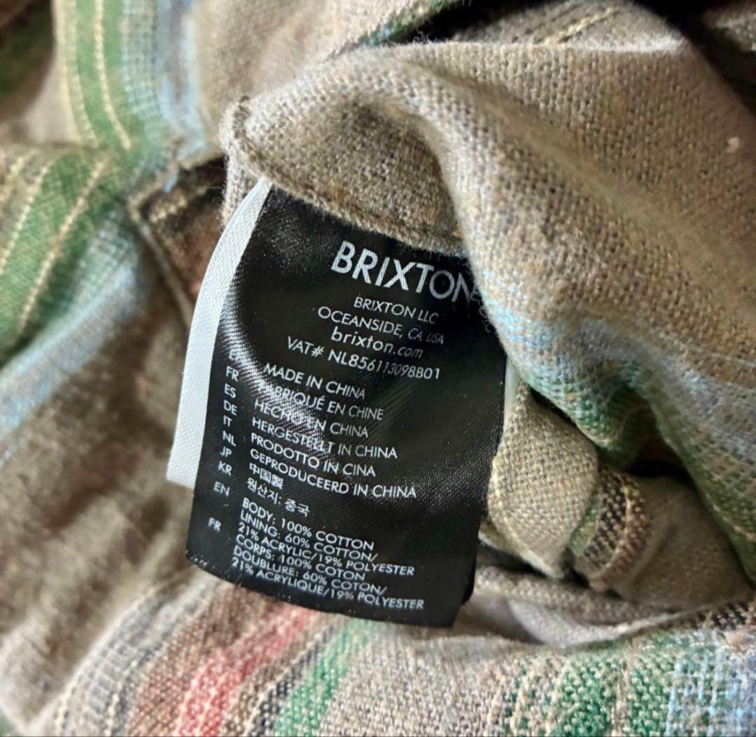 Brixton ブリクストン リバーシブルダックベスト フリーサイズ ブラック