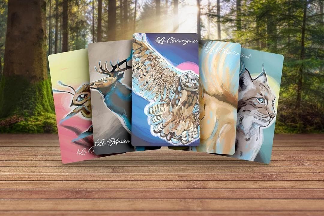 【正規品オラクルカード】フランスレア物✨日本版未発売✨動物の精霊たちのデッキ