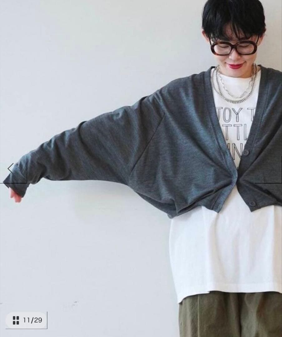 ノーブル　COG THE BIGSMOKE】 MAGGIE CARDIGAN