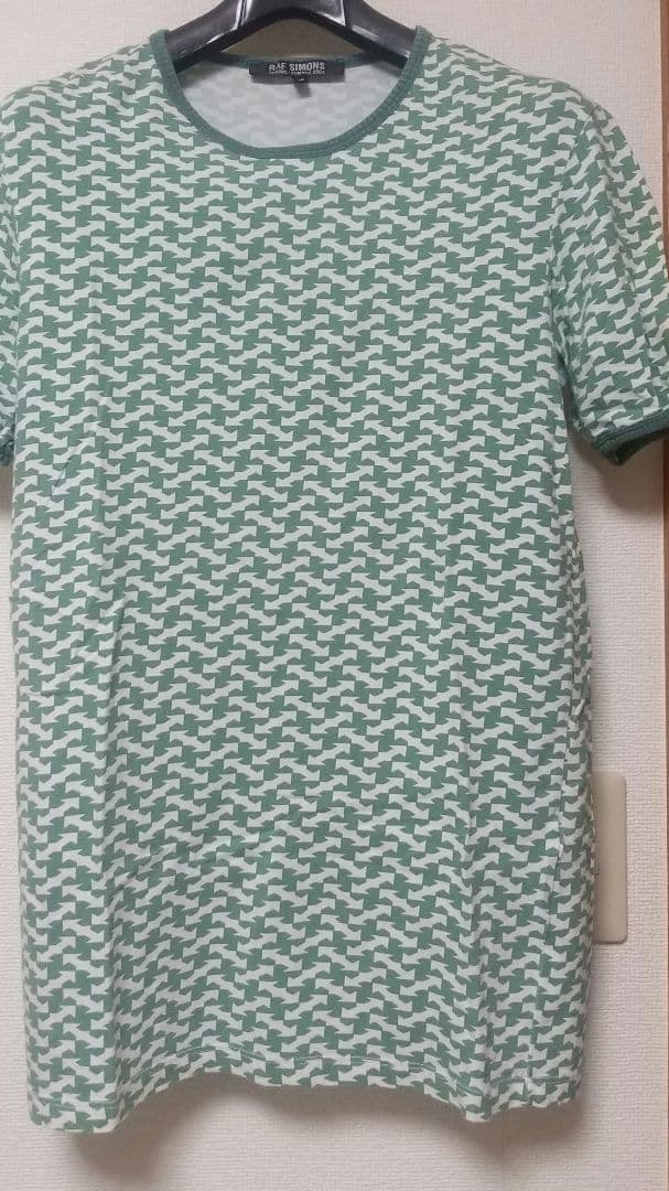 ラフシモンズ　Raf simons 幾何学模様 半袖Tシャツ 100%コットン