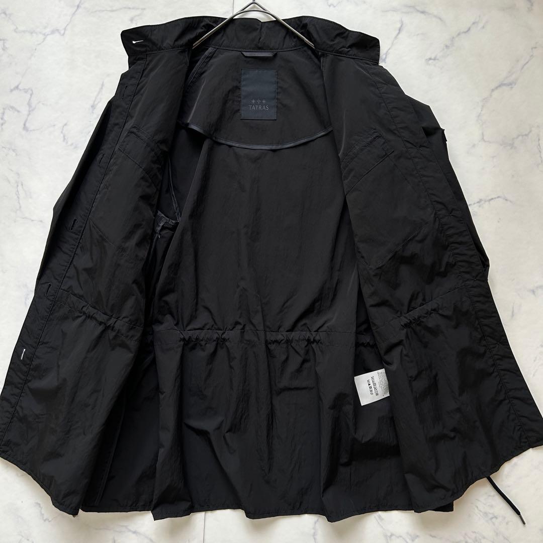 【美品】TATRAS タトラス ガルティーダ ナイロン ブルゾン 02 ブラック