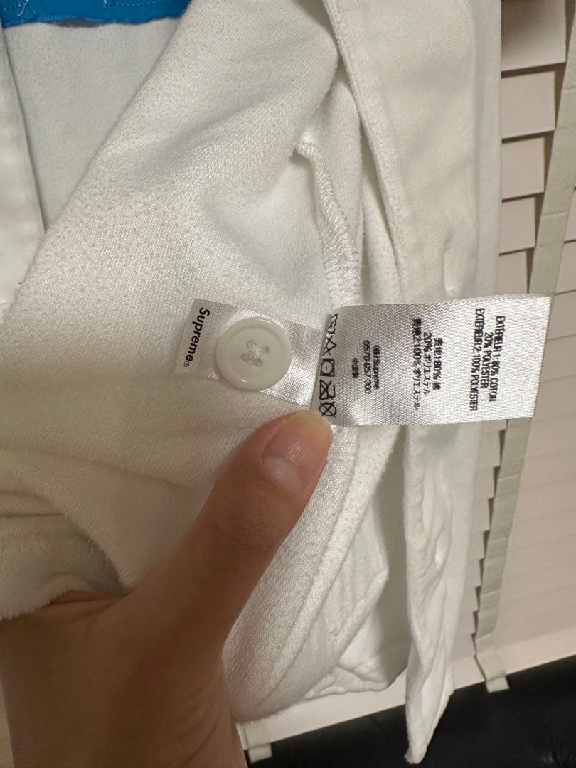 supreme シュプリーム パイル地 ベロア ベースボールシャツ XL