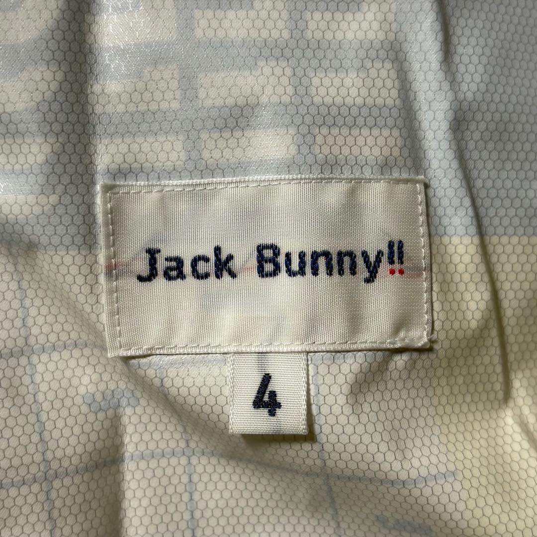 美品 JACK BUNNY ブロックタイポプリント Wジップ ブルゾン パーカー