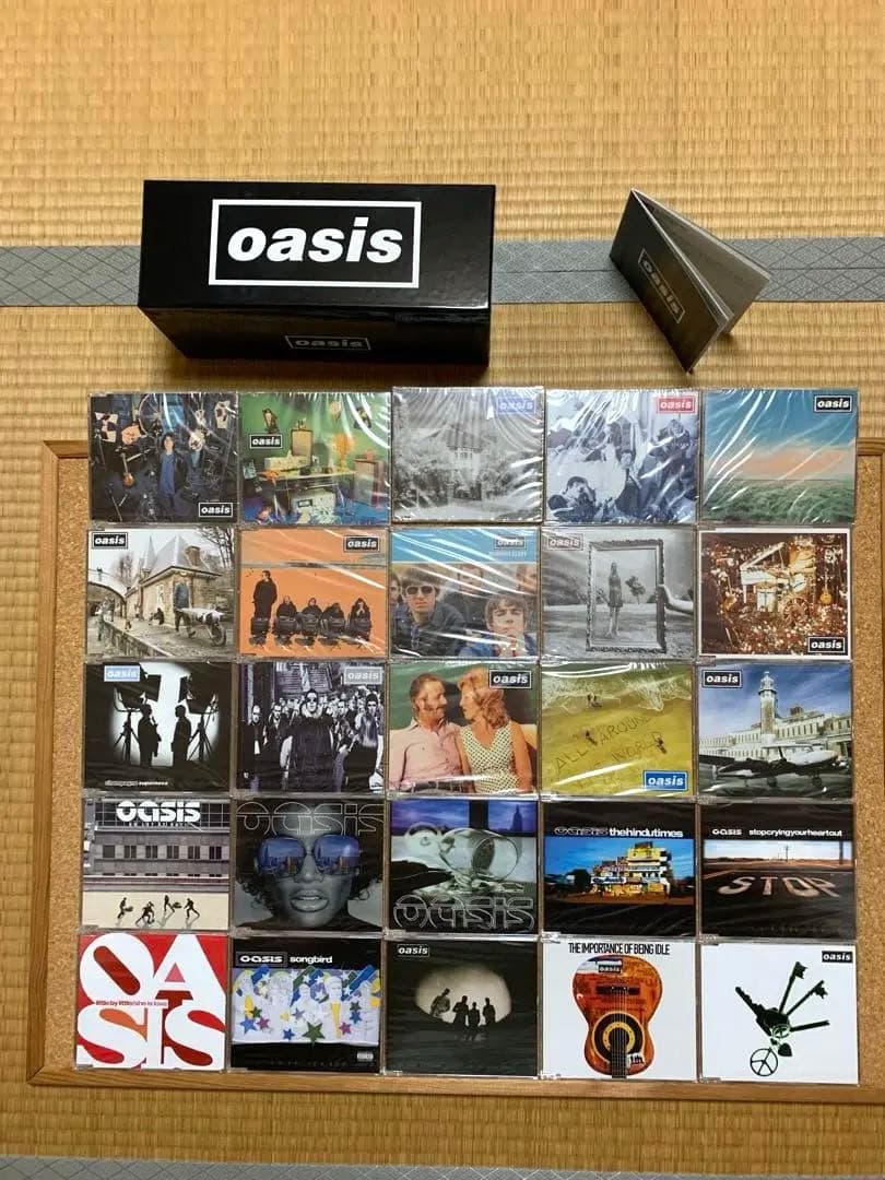 ⭐︎oasis全CD未開封 日本限定シングルコレクション　ノエル&リアムTシャツ付