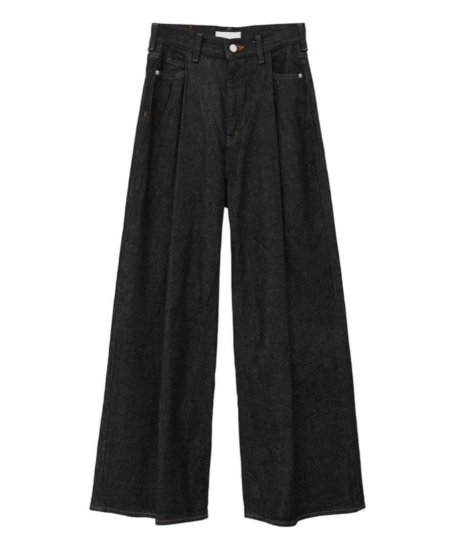 パンツ Suzu Hirose CLANE TUCK WIDE DENIM PANTS