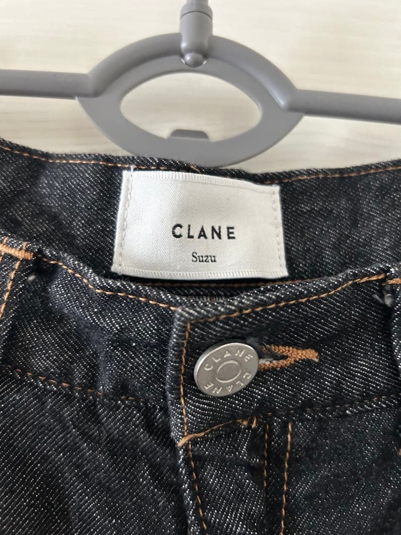 パンツ Suzu Hirose CLANE TUCK WIDE DENIM PANTS
