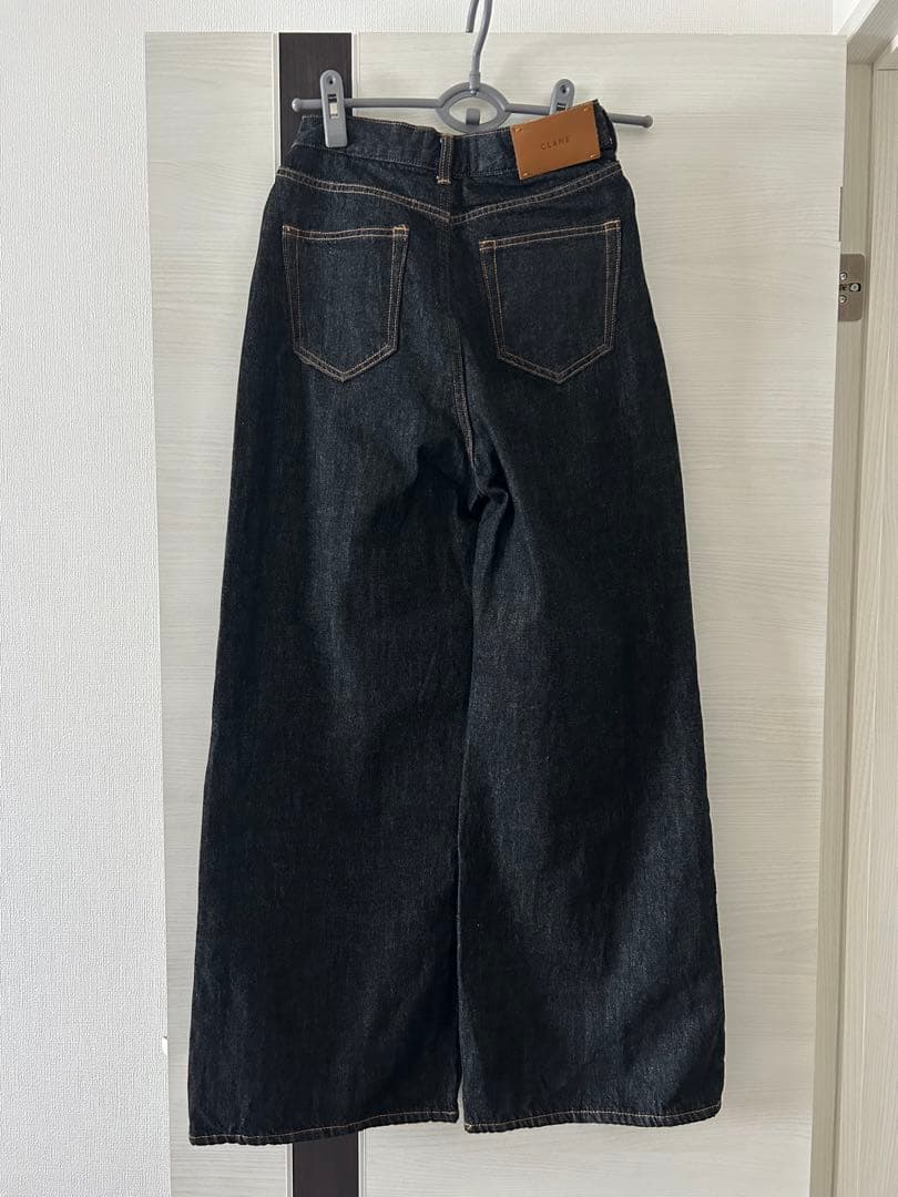 パンツ Suzu Hirose CLANE TUCK WIDE DENIM PANTS
