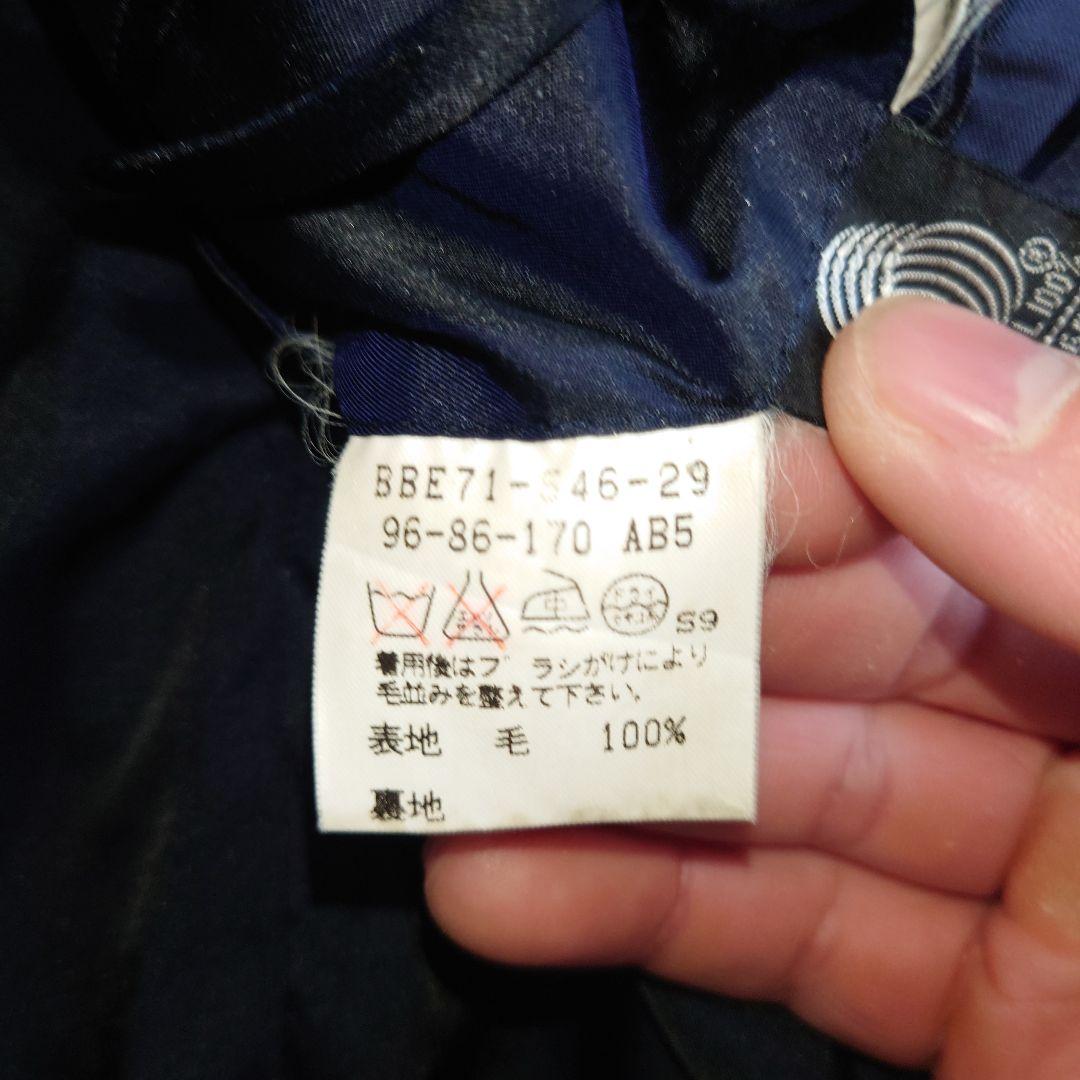 Burberrys テーラードジャケット　カシミヤ混　ウール ネイビーバーバリー