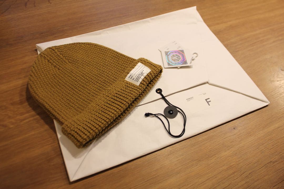 visvim cotton beanie ビーニー MUSTARD