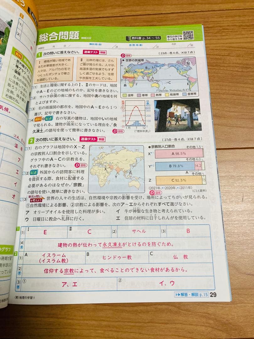 令和8年度版 歴史 地理 公民の学習 浜島書店 5冊セット 東京書籍 東書